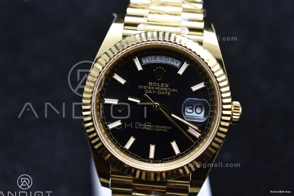 Date President On Bracelet Weight) Black YG Supportive Stick VR3255 ARF Day 228238 40 Dial Best 659 Edition 1:1 (Gain 0409